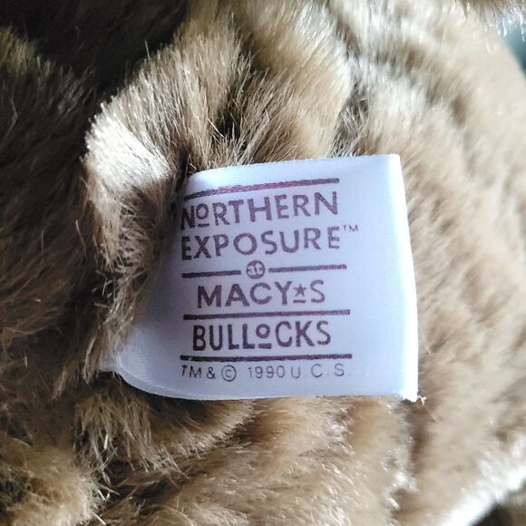 NORTHERN EXPOSURE 1990 Bullocks Moose Vintage TV Macy's 16" Plush Stuffed Animal - Picture 5 of 7